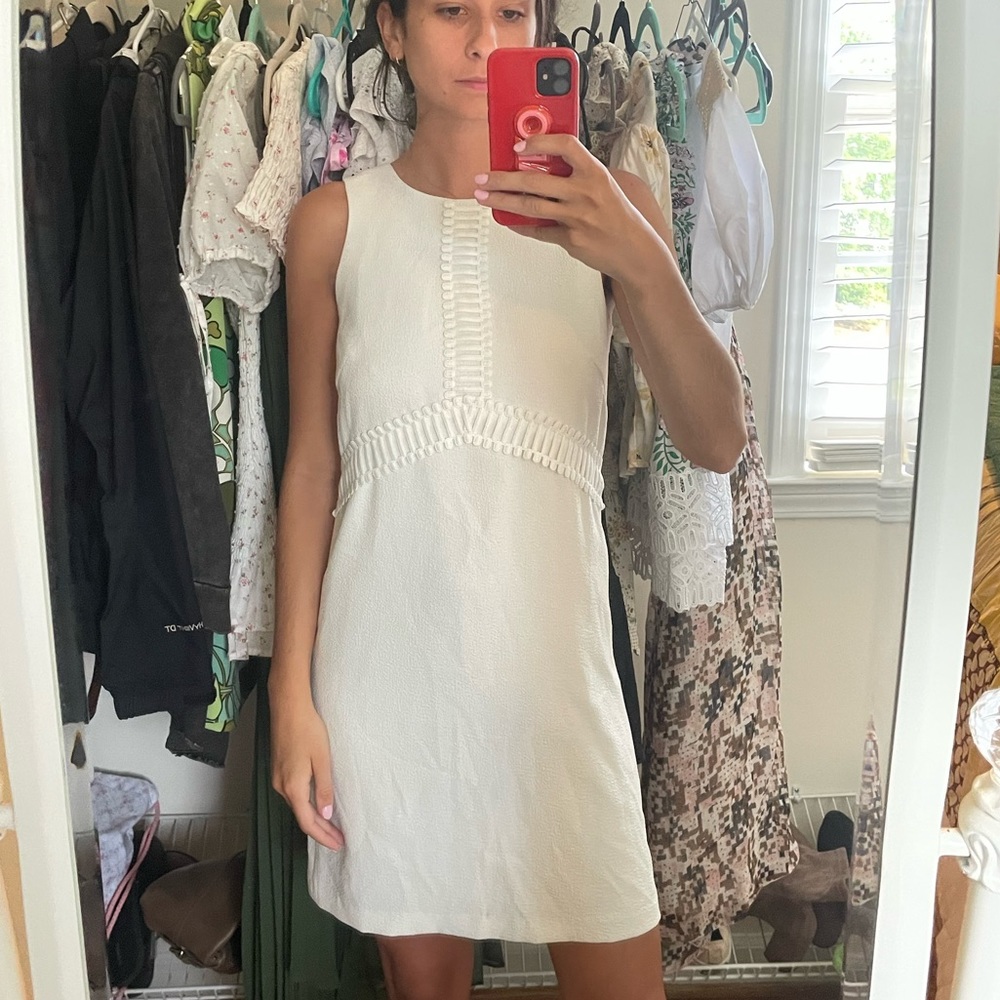 Shoshanna Julianna textured sleeveless dress